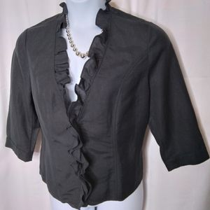 Lane Bryant Cropped Jacket Linen 14